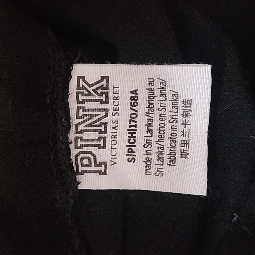 Hard To Find Pink VS White and Black Checkerd Leggings. Size: S - Picture 9 of 12